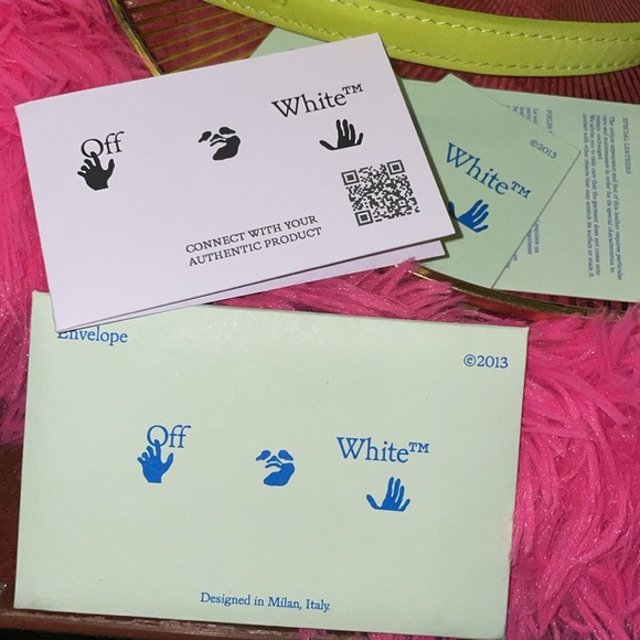 Authentic Off- White handbag
 Jitney 1.4 Top handle light green - Picture 8 of 11